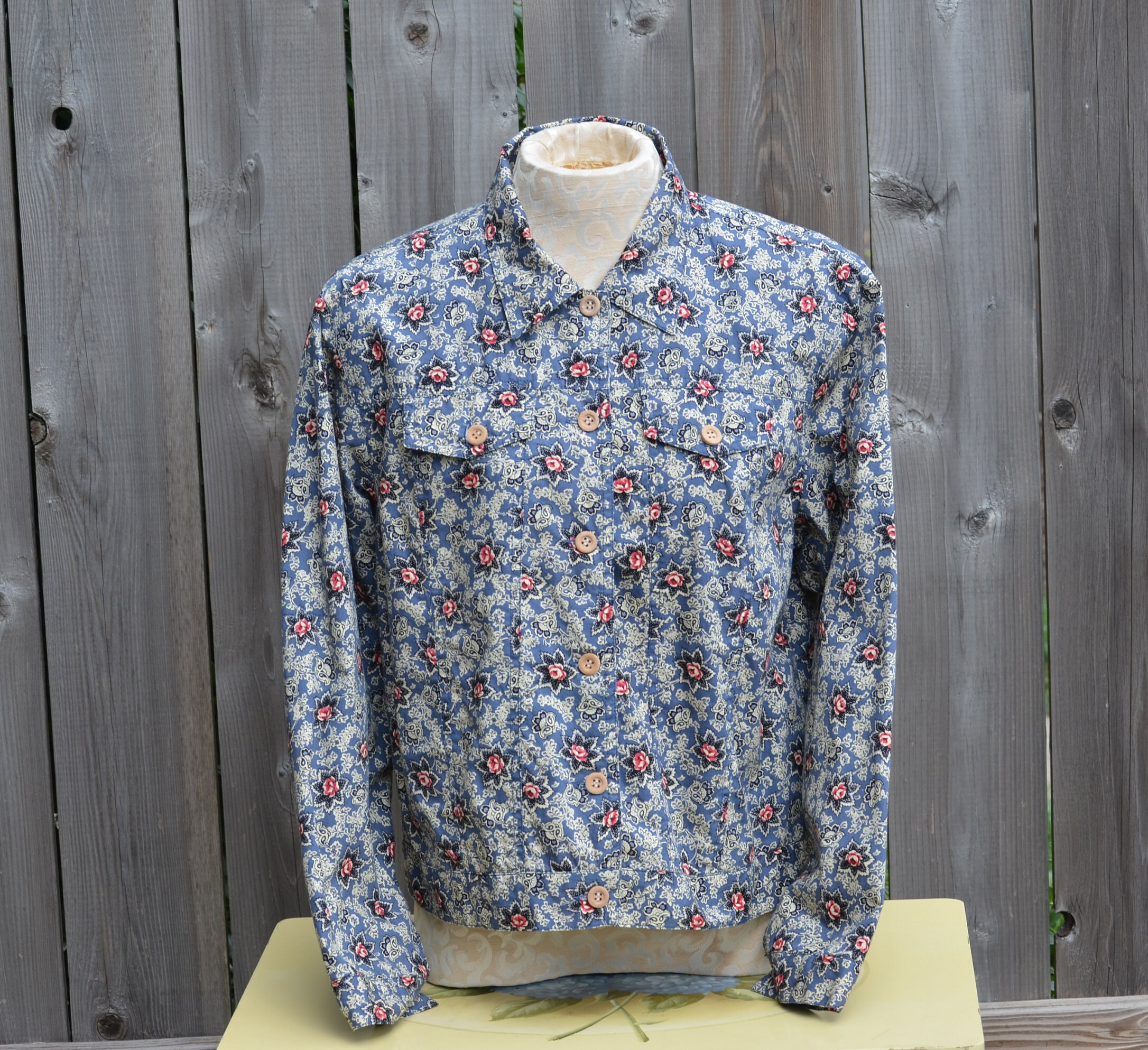 petite floral blazer