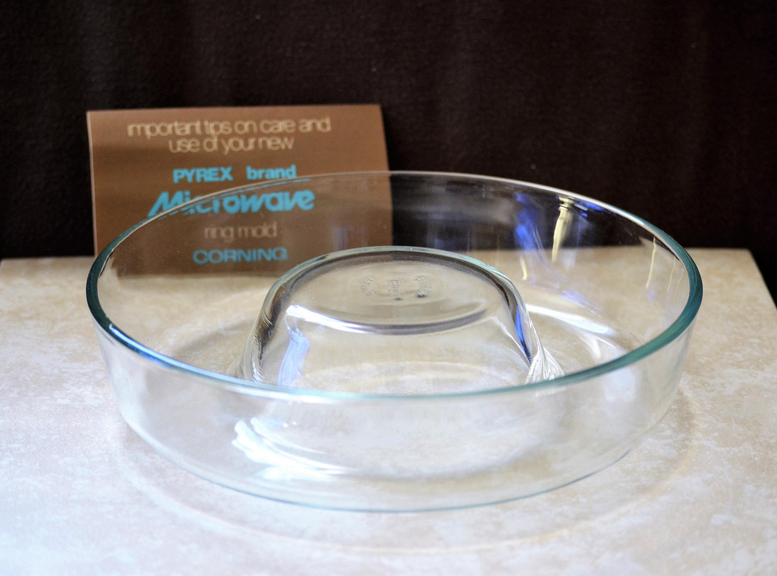 Pyrex Glass Ring Mold Jello Mold Dessert Mold Chip and Dip Etsy