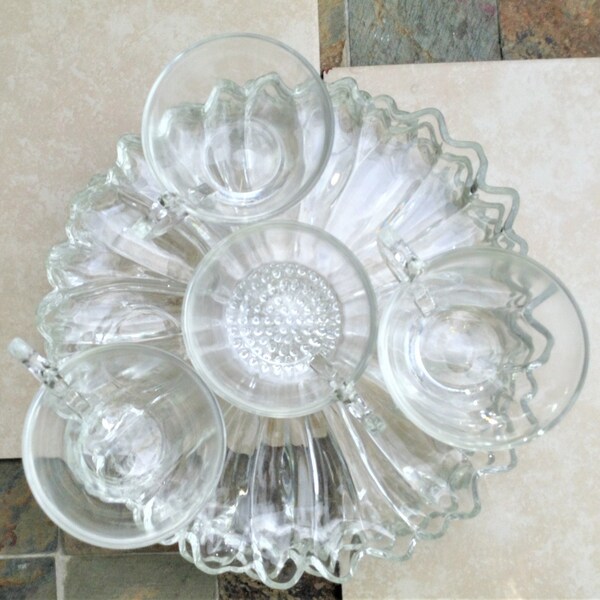 Glass Plate Flower Etsy