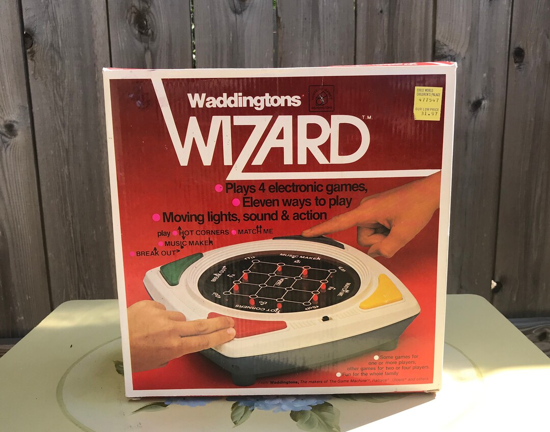 Waddingtons Wizard Electronic Game1979 Etsy