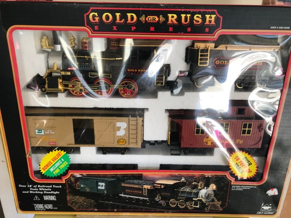 gold rush express train set