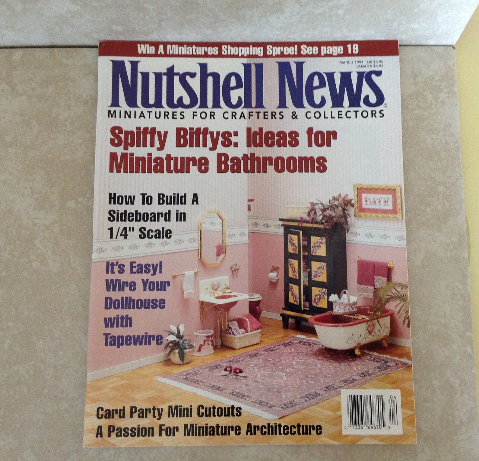 Nutshell News Magazinesminiatures for Crafters & Etsy