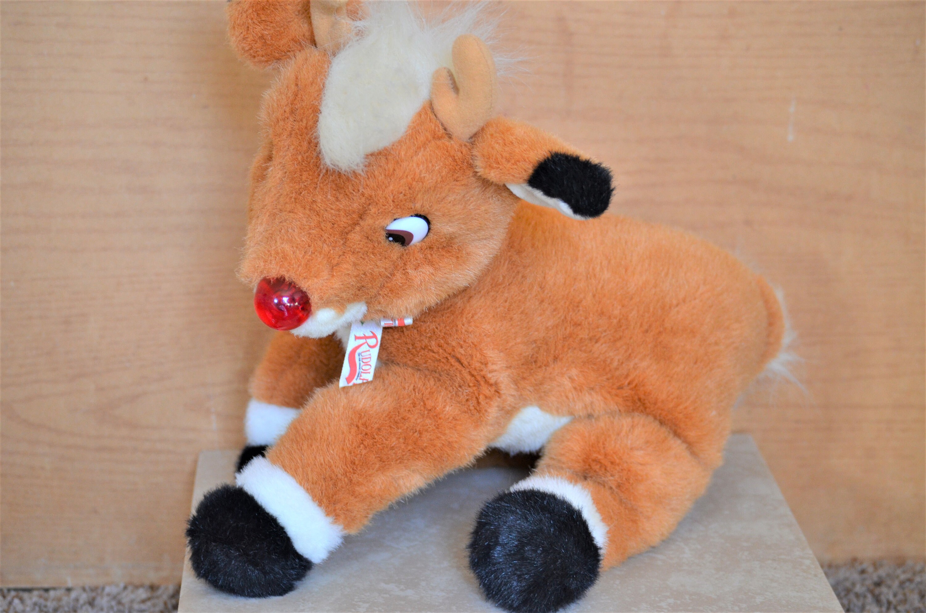 Plush Rudolph the Red Nosed Reindeer Set of 3 1998/99 Etsy