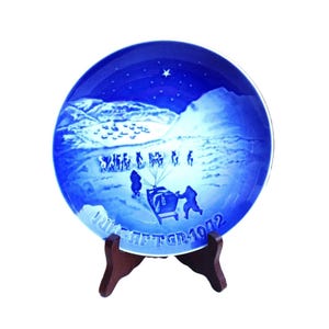 Vintage Christmas in Greenland Plate by Bing and Grondahl 1972