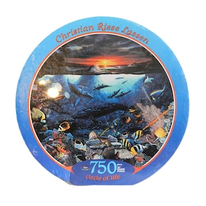 Vintage Circle of Life Puzzle by Christian Riese Lassen 750 Piece