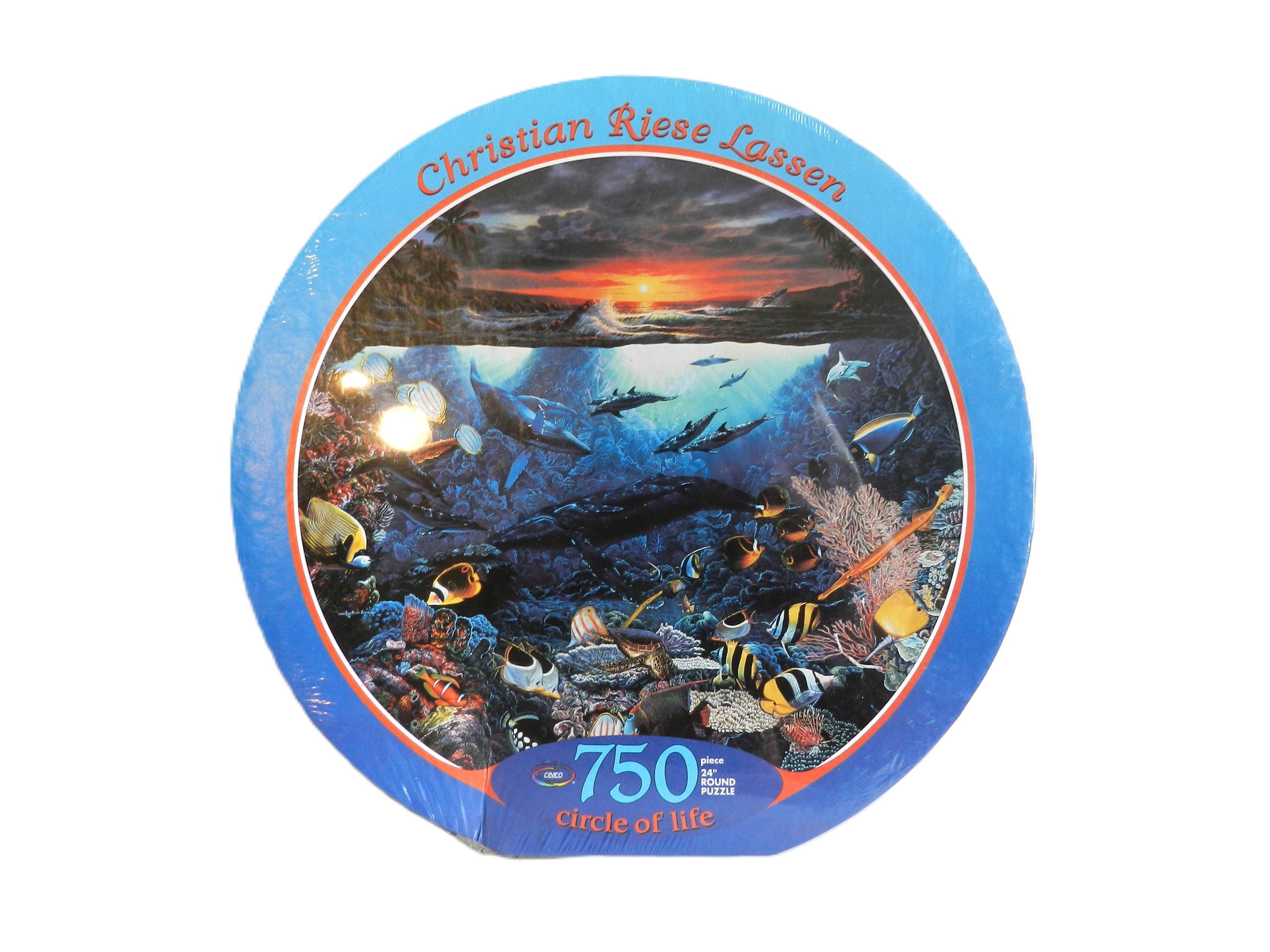 Vintage Circle of Life Puzzle by Christian Riese Lassen 750 Piece