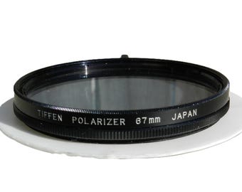 Vintage Tiffen Polarizer 67mm Lens Filter 1980s