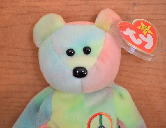 5th generation peace beanie baby