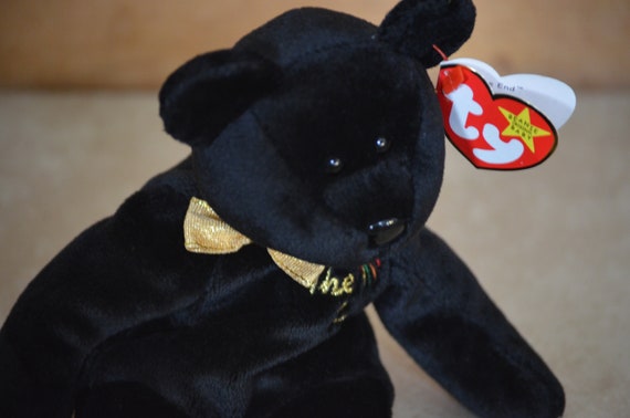 black the end beanie baby