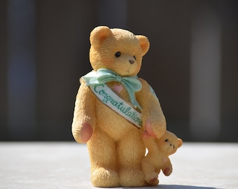 Cherished Teddies Steven Figurine 1992, Season Sweetness