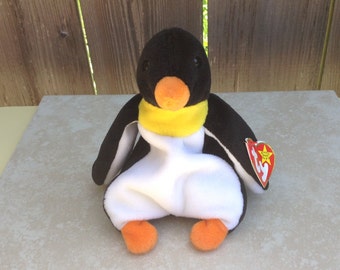 TY Beanie Babies Waddle : Plush Penguin 1997