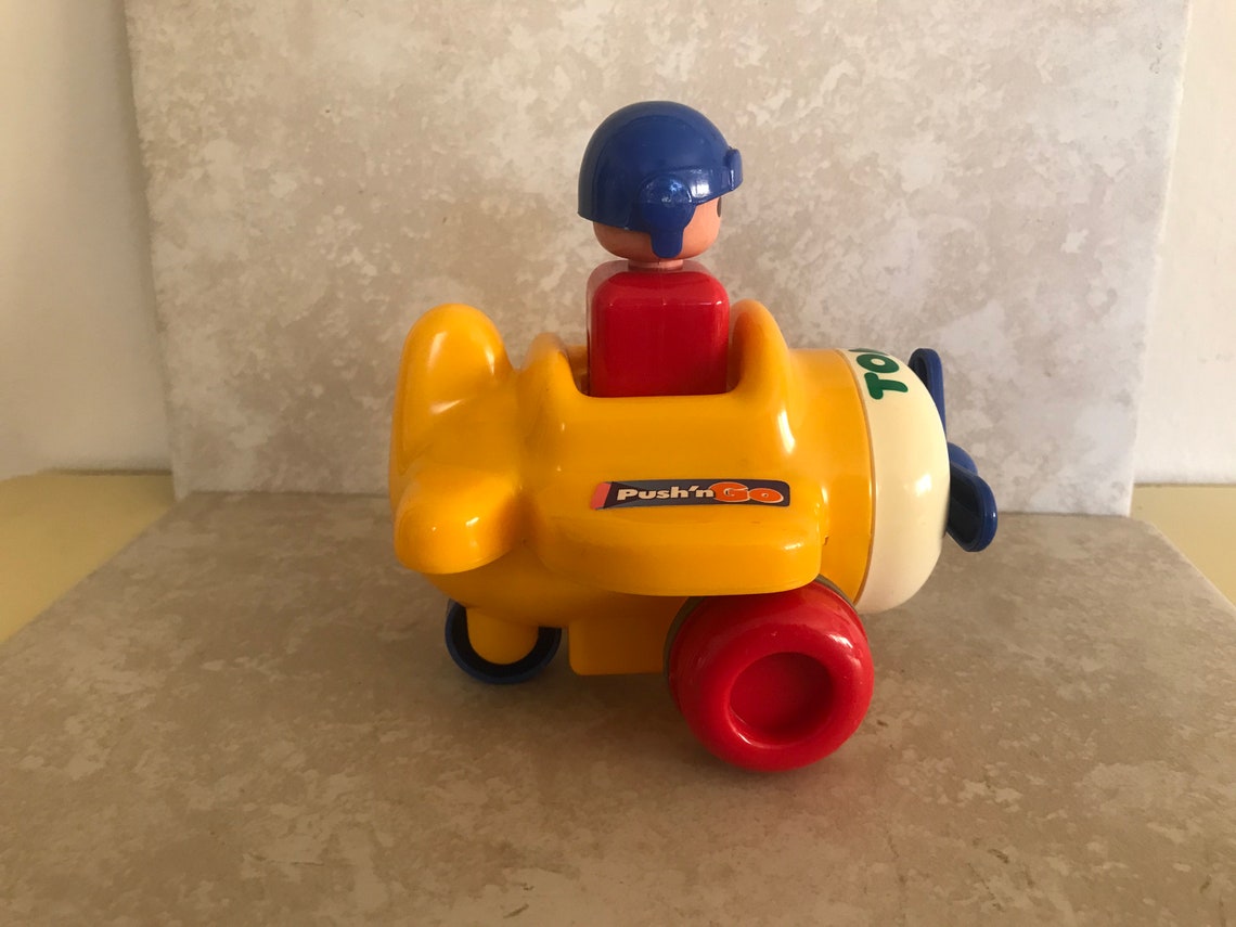 Toy AirplanePush'n Go by Tomy 1991 Etsy