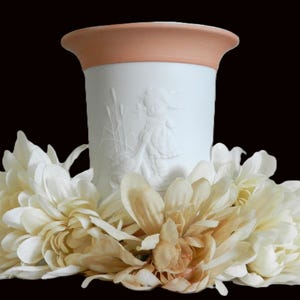 Vintage Goose Girl Vase by Goebel 1989