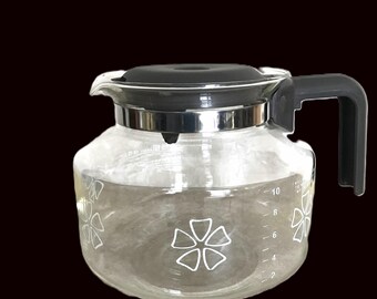 Mr. Coffee 12 Cup Replacement Glass Black Coffee Pot & Lid - Etsy
