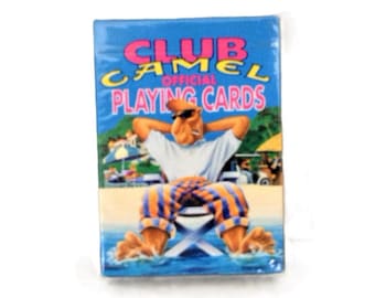Vintage Joe Camel Playing Cards – U.S. Playing Card Co. (1992) – Factory Sealed