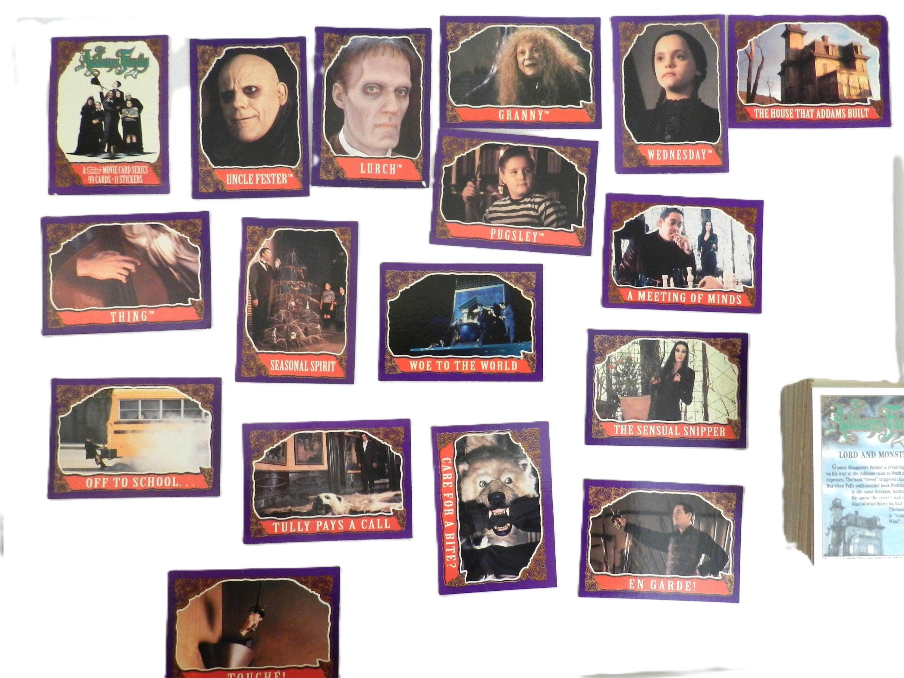 Vintage the Addams Family Trading Cards a Topps Movie Card Series