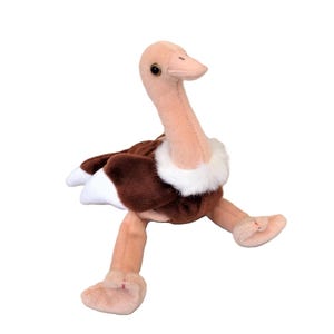 Vintage TY Beanie Babies Stretch Ostrich Plush Toy 1997
