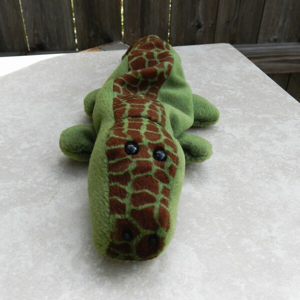 Ty Beanie Babies Ally : Plush Alligator 1996