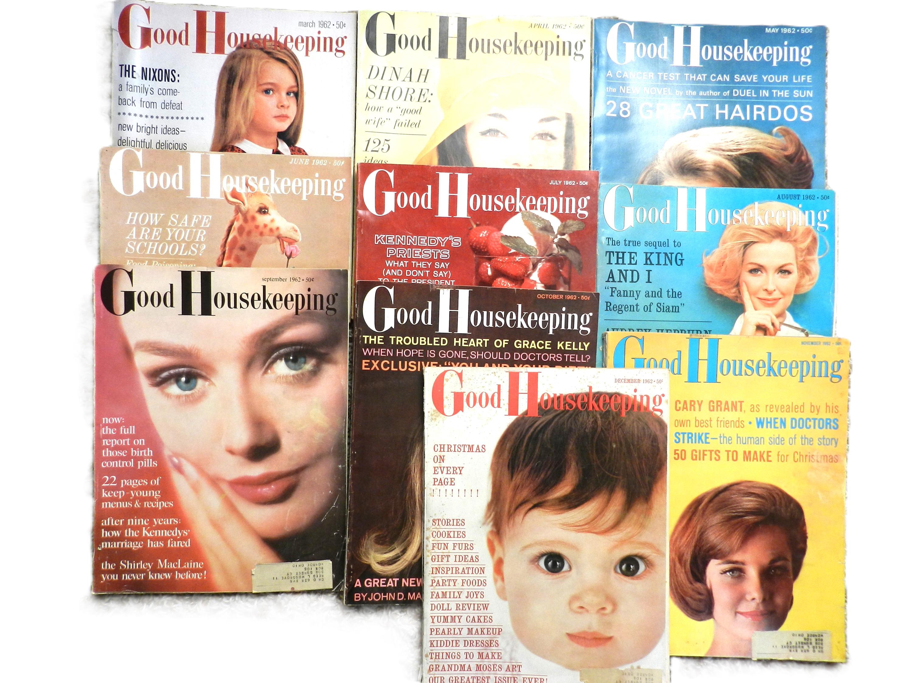 1962 Good Housekeeping Magazines, Pick Your Favorite Issue - Etsy
