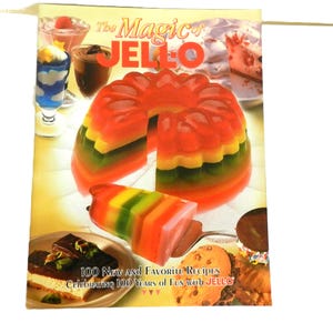 Vintage The Magic of Jell-O Cookbook 2001
