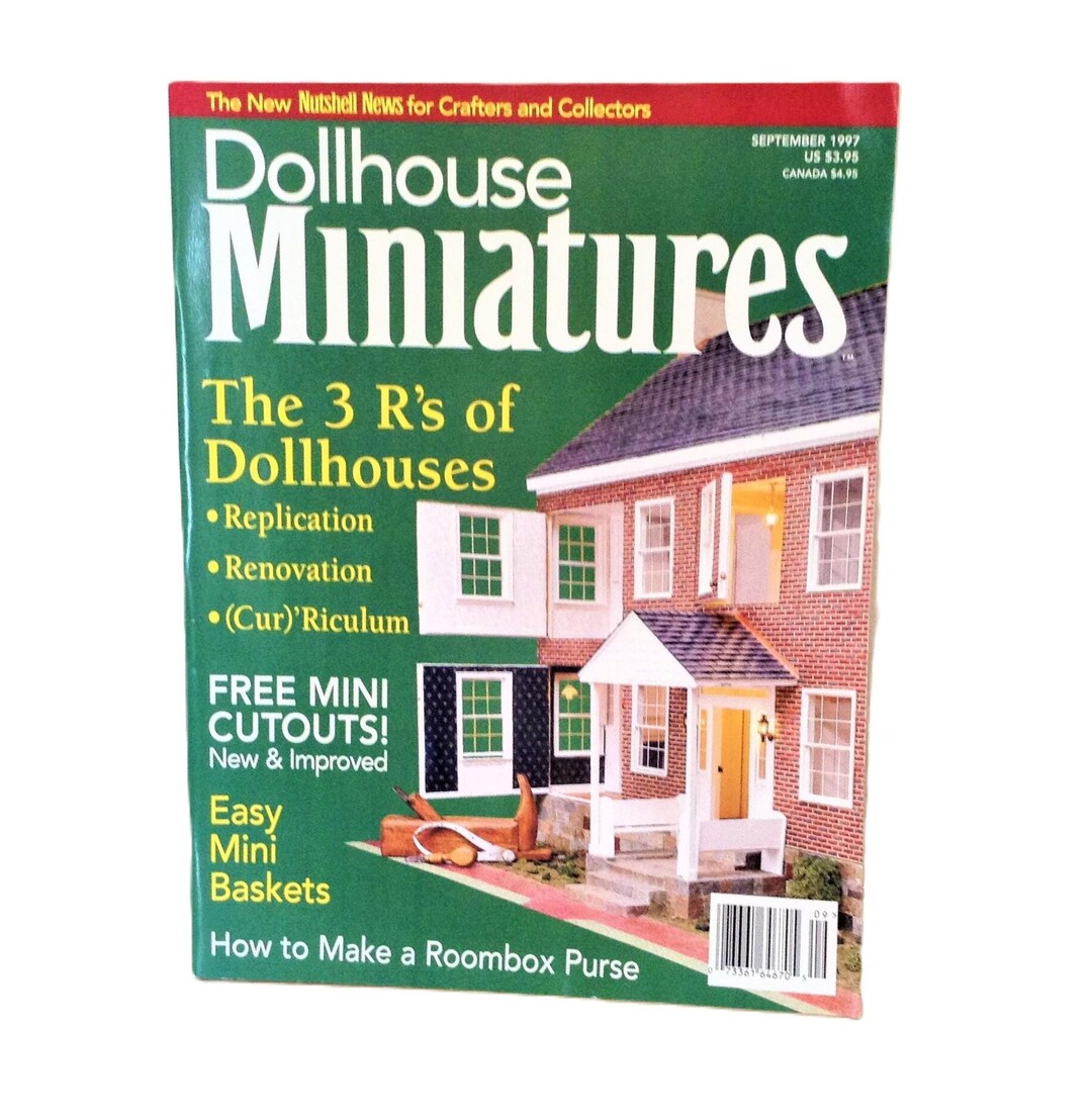 1997 Dollhouse Miniatures Magazine, Choose Your Favorite Edition Etsy