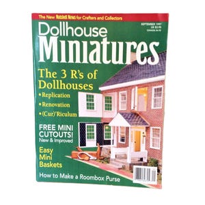 Vintage Dollhouse Miniatures Magaine 1997 Choose Your Favorite Edition