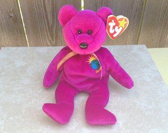 Ty Beanie Original Baby millennium the Bear - Etsy