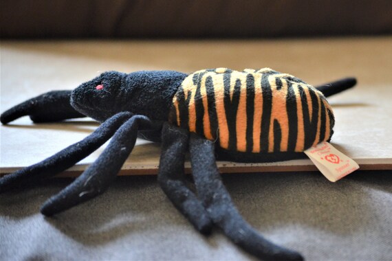 Adorable TY Beanie Baby Spinner Vintage Plush Spider Toy Perfect