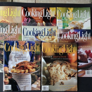 Vintage Cooking Light Magazines 1997 Various Issues Available!