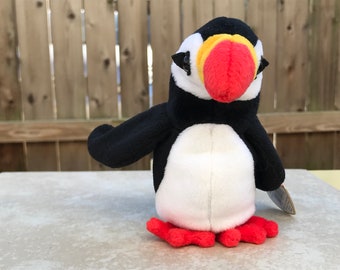 TY Beanie Babies Puffer : Plush Puffin Bird  1998