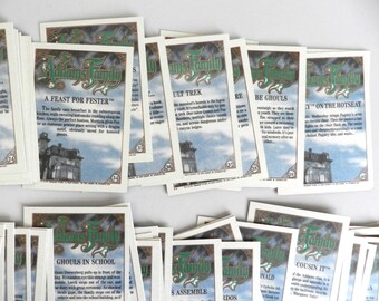 1991 the Addams Family Trading Cards a Topps Movie Card Series