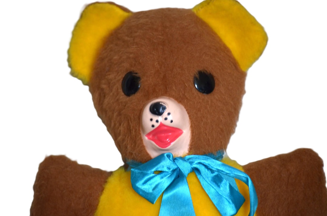 Vintage Teddy Bear by A & L Novelty Co - Adorable 60s 70s