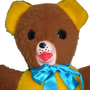 Vintage Teddy Bear by A & L Novelty Co - Adorable 60s 70s Collectible