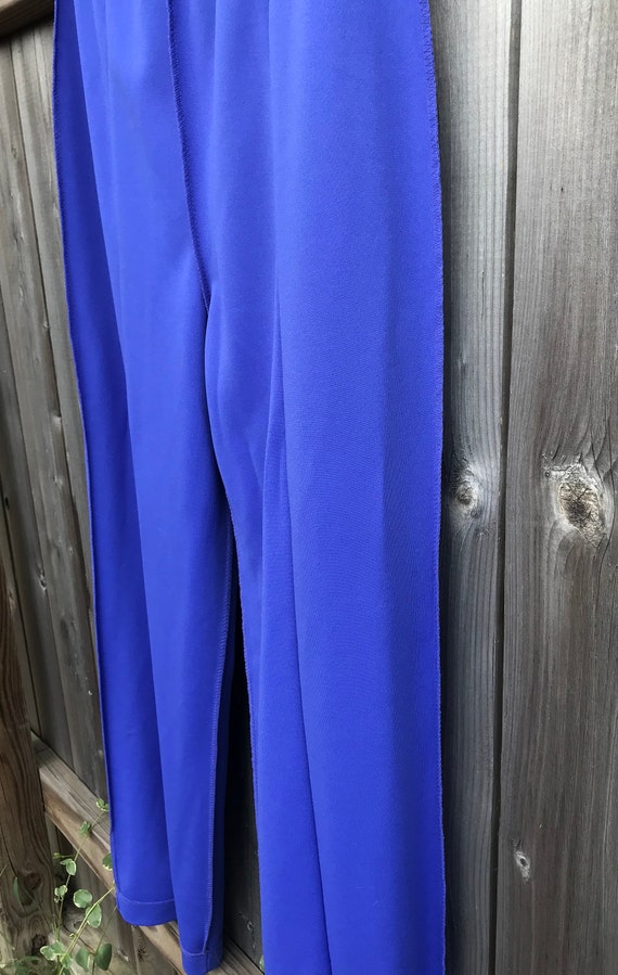 Vintage Blue Vera Neumann Pants - 1980s Fashion S… - image 8