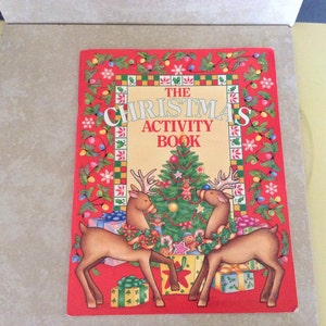 Vintage The Christmas Activity Book by Ideals Publishing Company-1993