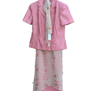 Vintage Blazer and Skirt Set by Kathie Lee 1990s