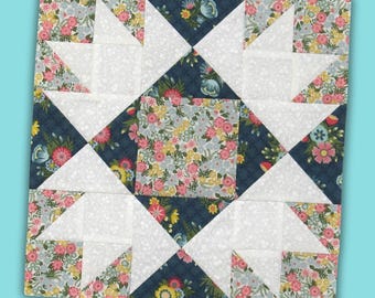 Union Square Block Pattern - PDF Quilt BLOCK Pattern - 12 inch block - Traditional Pieced