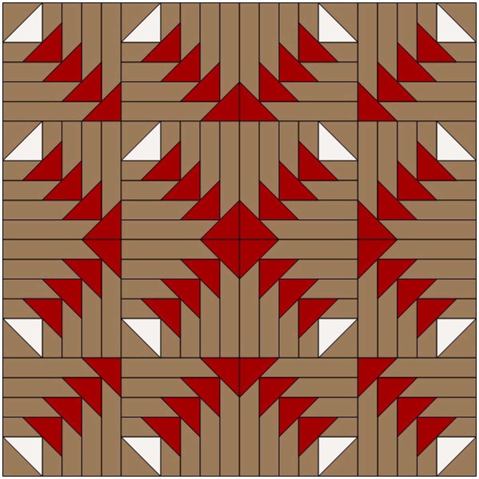 Chicago Geese Block Pattern PDF Quilt Pattern Flying Geese - Etsy