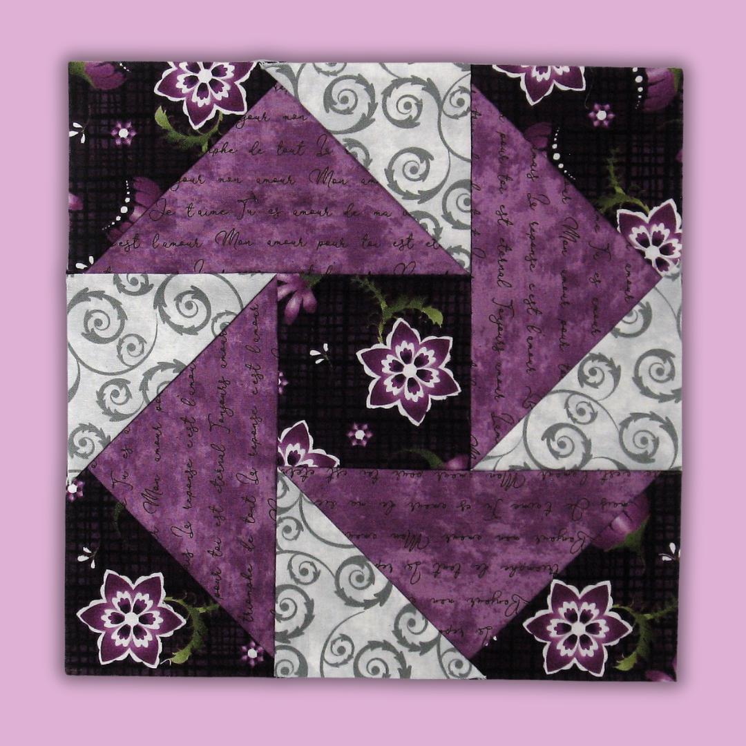 Night Vision Block Pattern - PDF Quilt BLOCK Pattern - 9 Inch Block ...