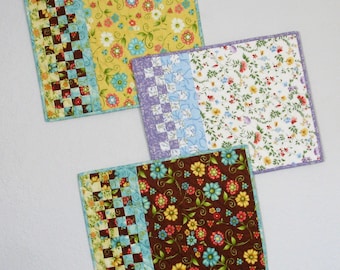 Check It Out Placemats Pattern - Easy PDF Quilt Pattern