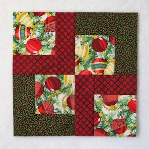 Patience Corners Quilt Block Pattern - PDF Quilt BLOCK Pattern - Easy Beginner Friendly - 12 inch block - Instant Download
