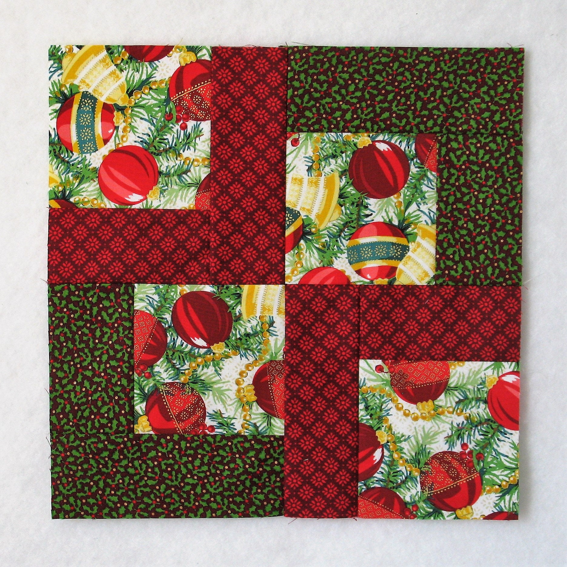 Patience Corners Quilt Block Pattern - PDF Quilt Block Pattern - Easy Beginner Friendly - 12 inch block - Instant Download