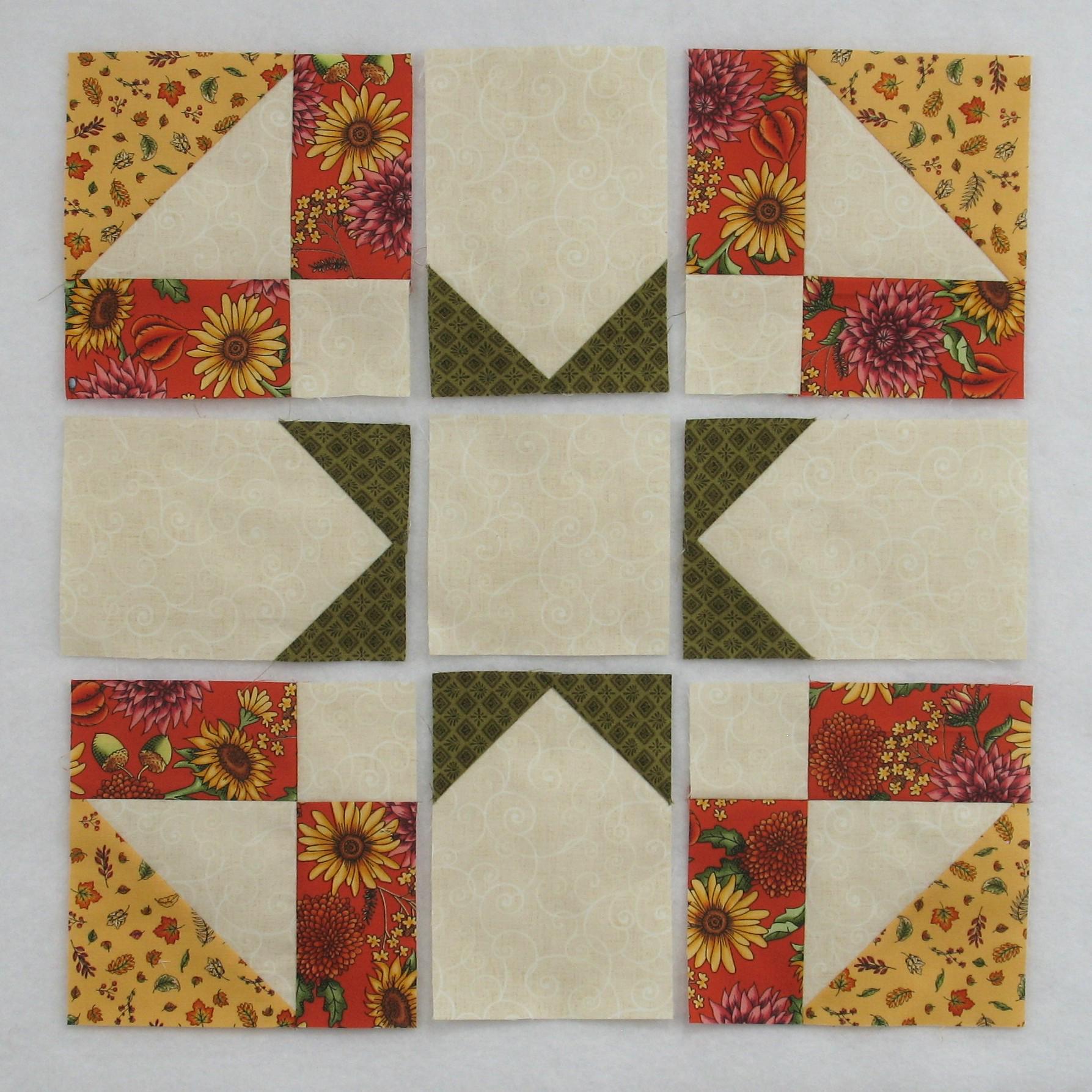3 Easy PDF Quilt BLOCK Patterns Bundle - Army Star, Algonquin Charm ...