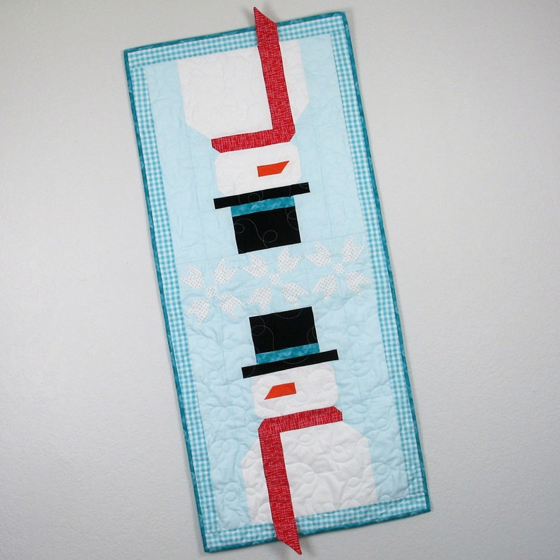 Winter Friends Riley Blake Table Runner of the Month Quilt Etsy