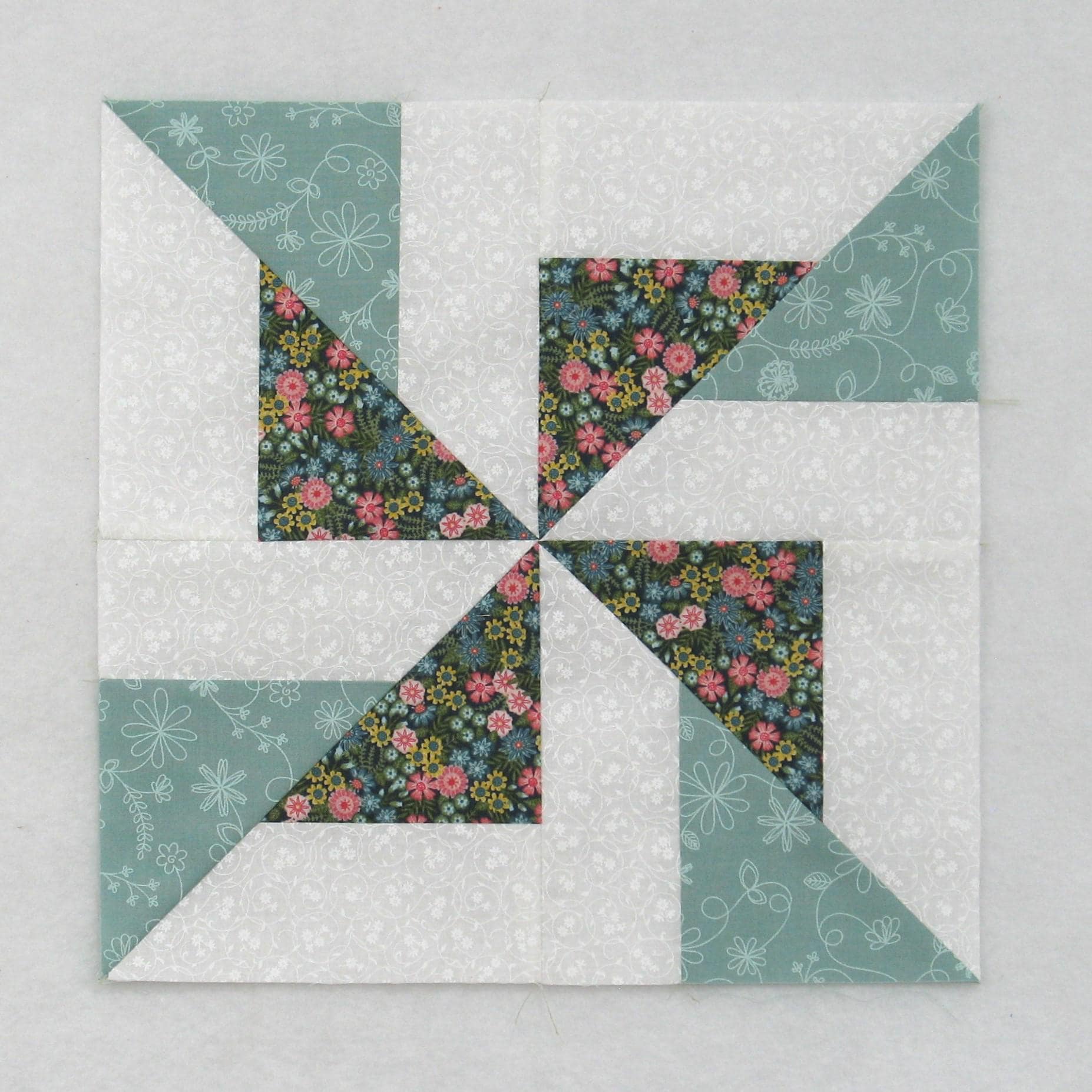 Maggie's Double Pinwheel Quilt Block Pattern - PDF Quilt BLOCK Pattern ...