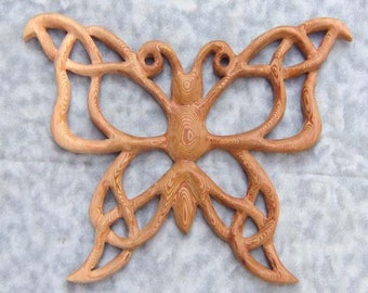 Keltischer Schmetterling Knoten der Metamorphose-Lebensübergang Symbol-Feier der Seelenreise Wandbehang Tier Totem