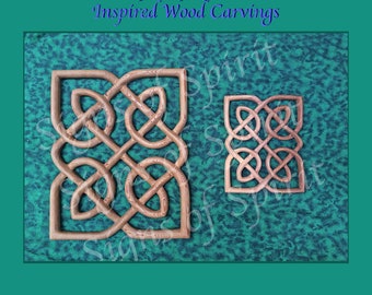 Matrimonial Panel Celtic Love Knot, Irish Wedding gift Endless Devotion Fifth Anniversary