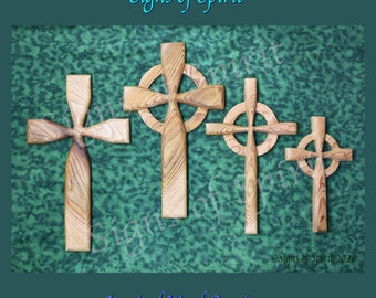 Keltisches Kreuz Holz Wand dekor Holz geschnitzt christliches Kreuz religiöse Familie Kunst Taufe Wiege Kreuz, Ruhestand Transfer geschenk