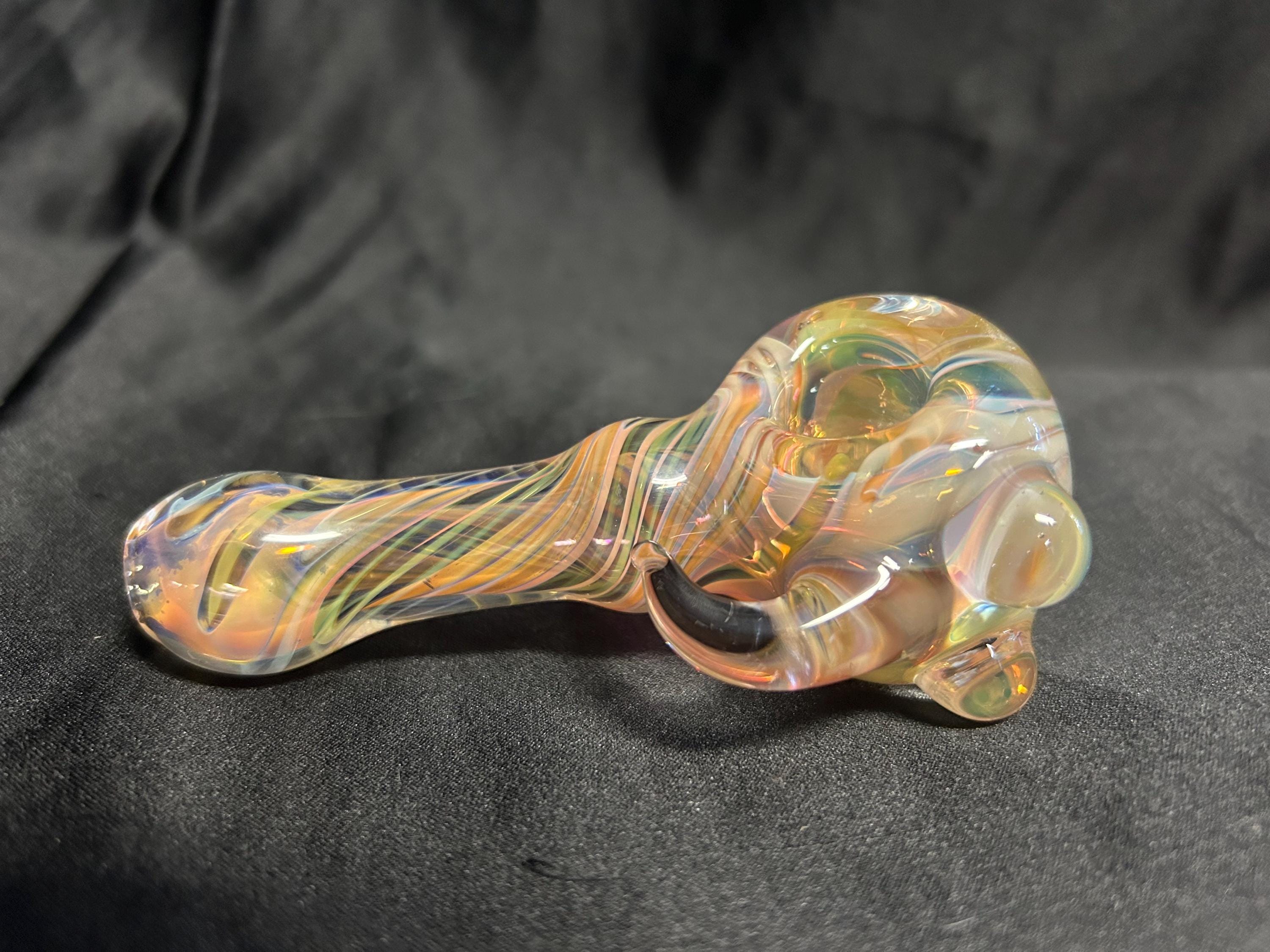 Rose Gold Glass Pipe - Etsy
