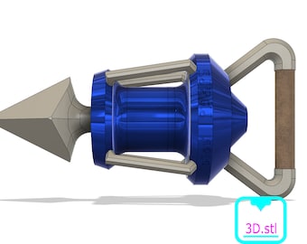 Hook Shot STL file 3D printer file 2 sizes